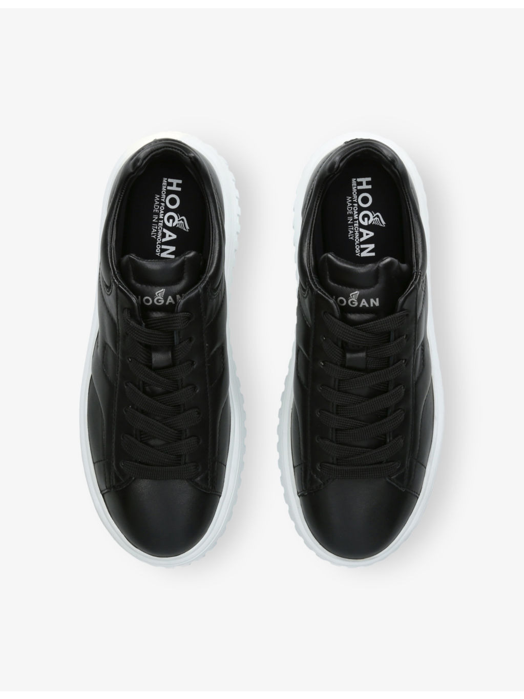 H-Stripes Branded Leather Low-Top Trainers - 2