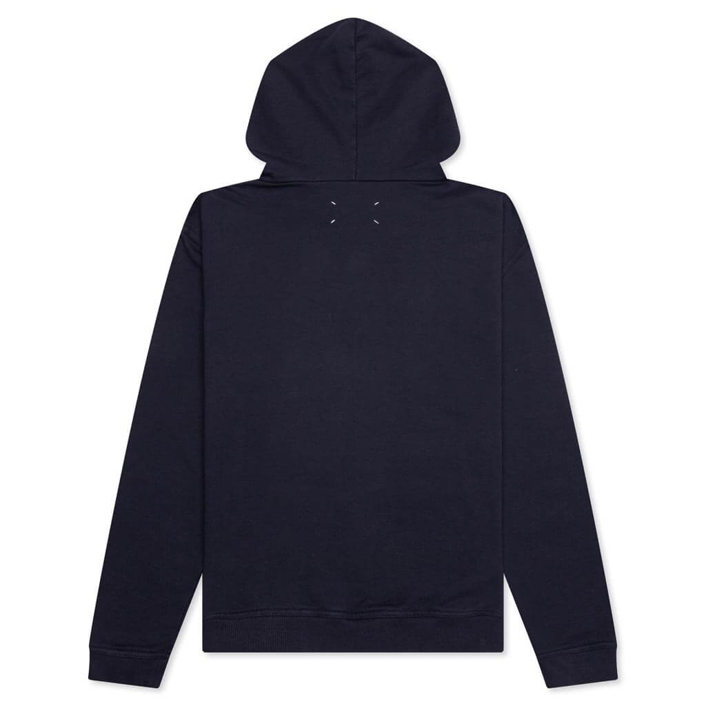 TONAL UPSIDE DOWN LOGO HOODIE - BLUE/TONAL EMBROIDERY - 2