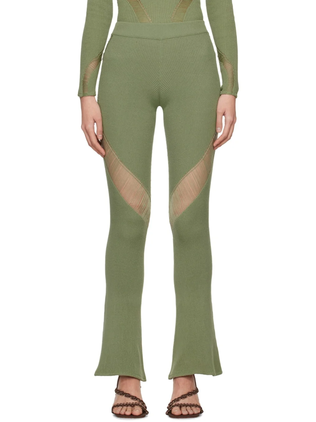 SSENSE Exclusive Green Trousers - 1