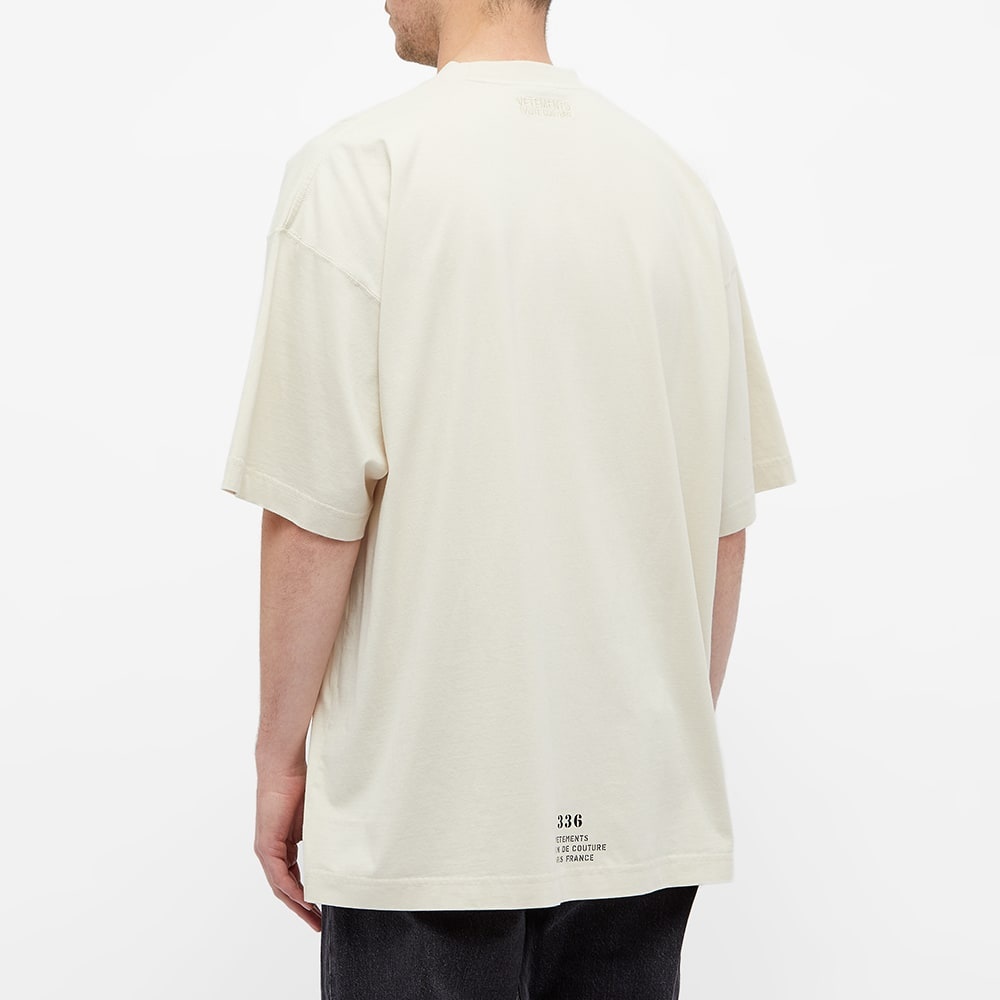 VETEMENTS Haute Couture Oversized Tee - 4