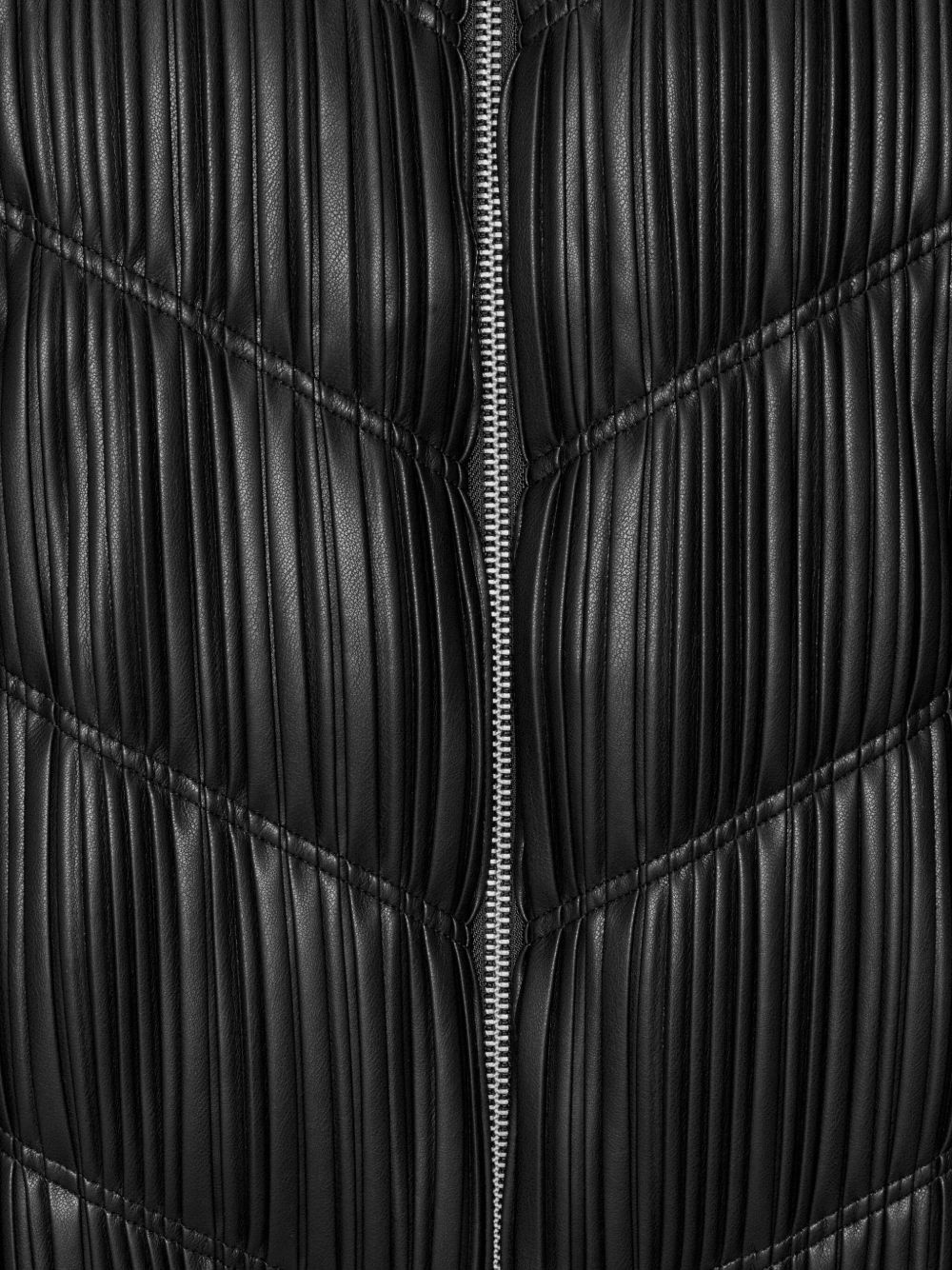 pleated bomber jacket - 5