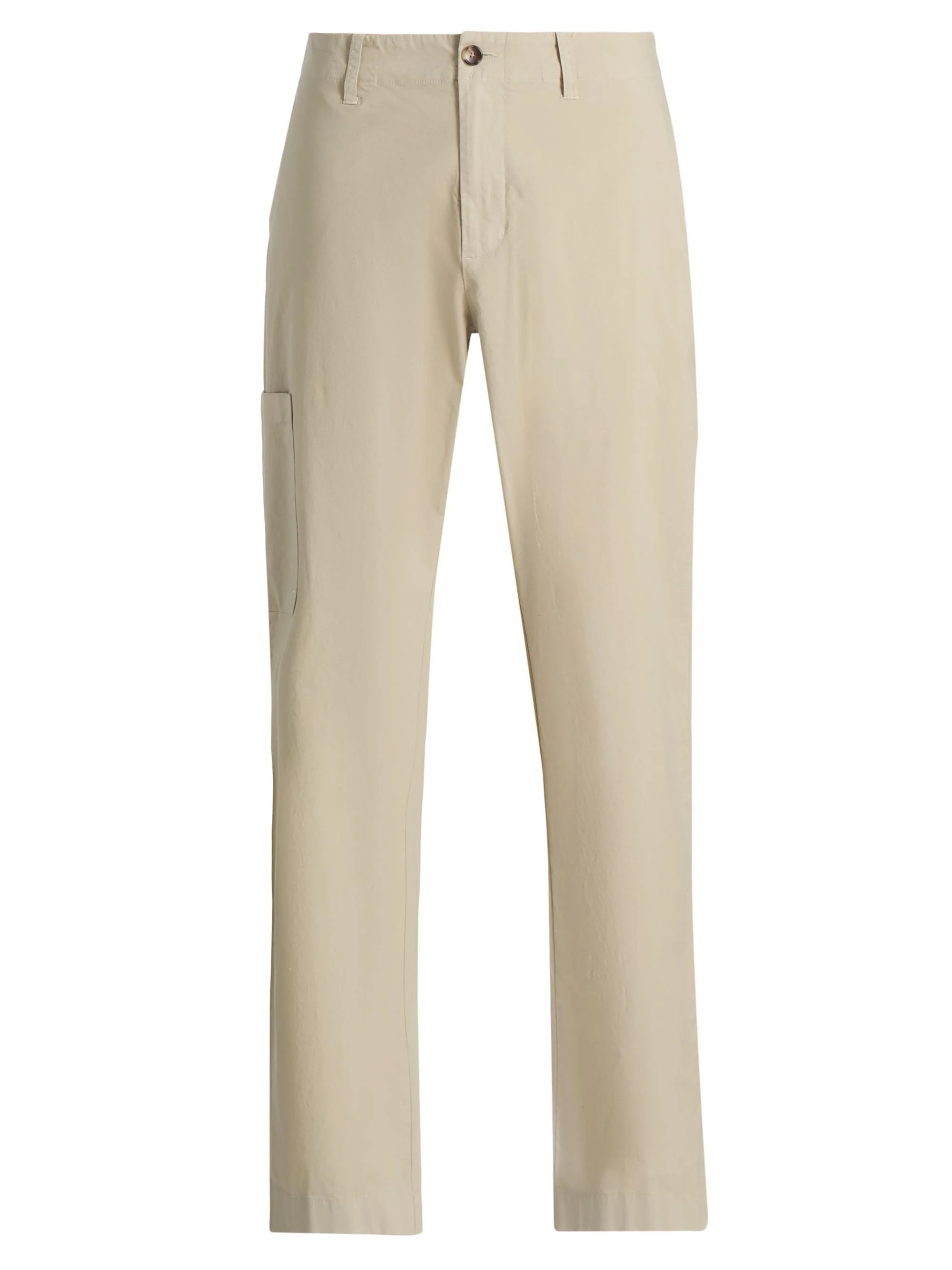 Men's Owen Stretch-Cotton Straight-Leg Trousers - Desert Brush - 1
