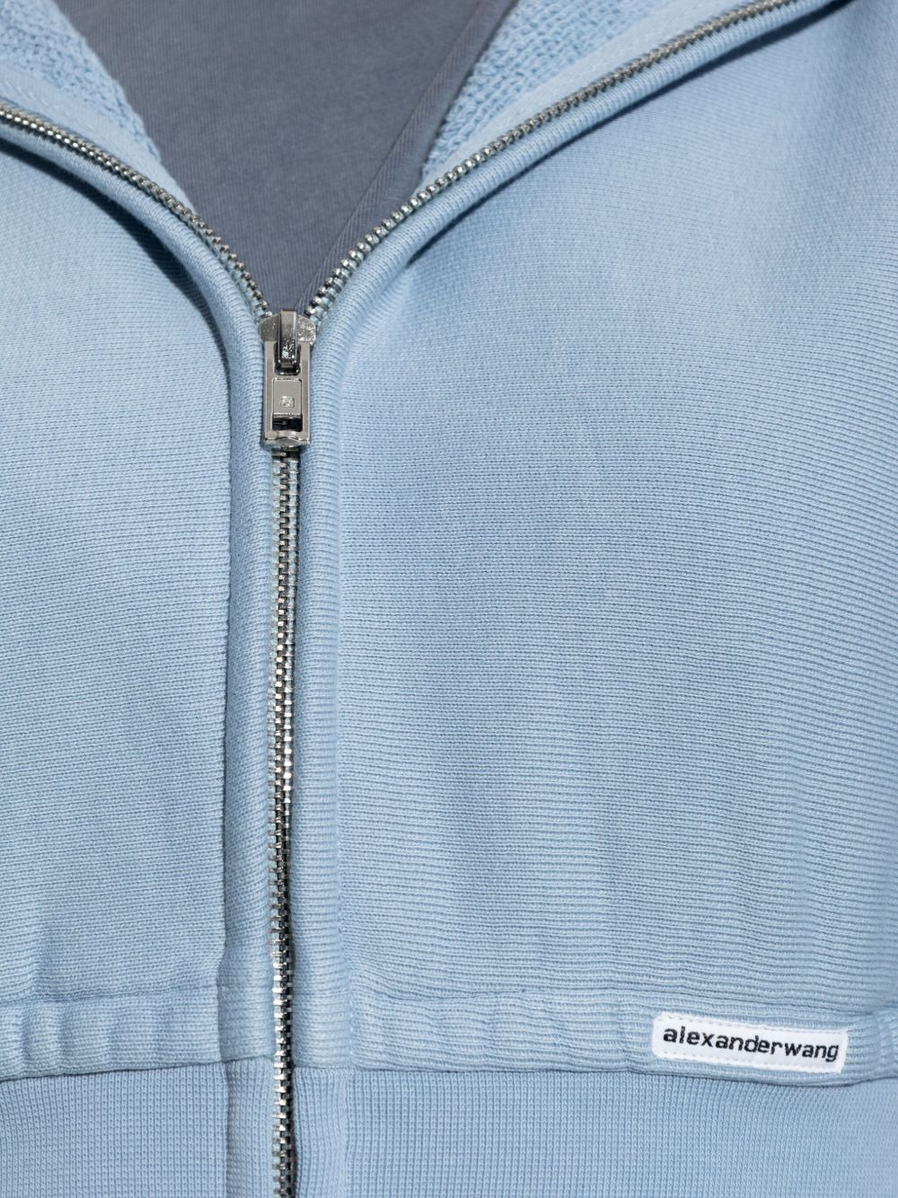 hooded zip-up top - 5