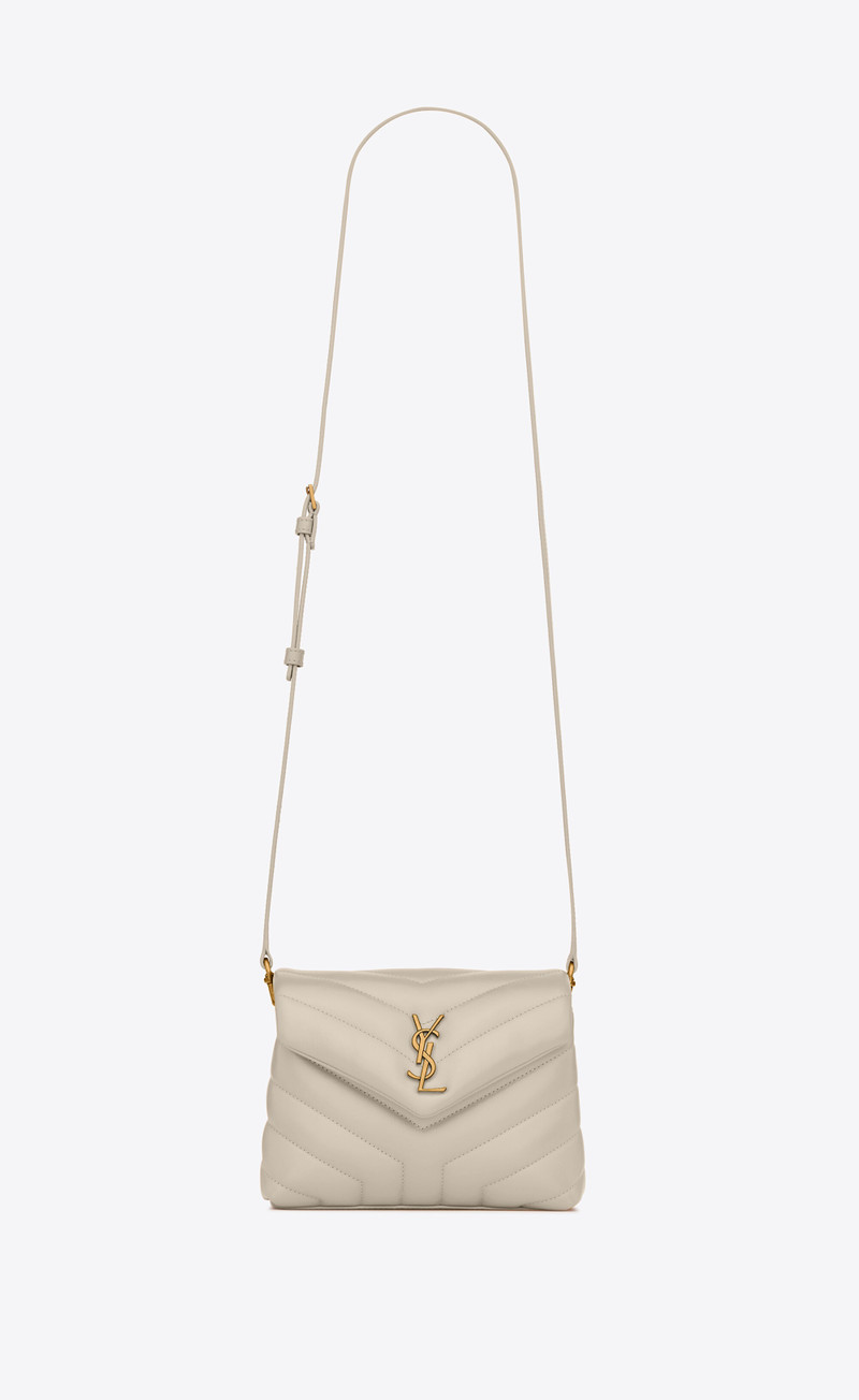 loulou toy strap bag in matelassé "y" leather 1