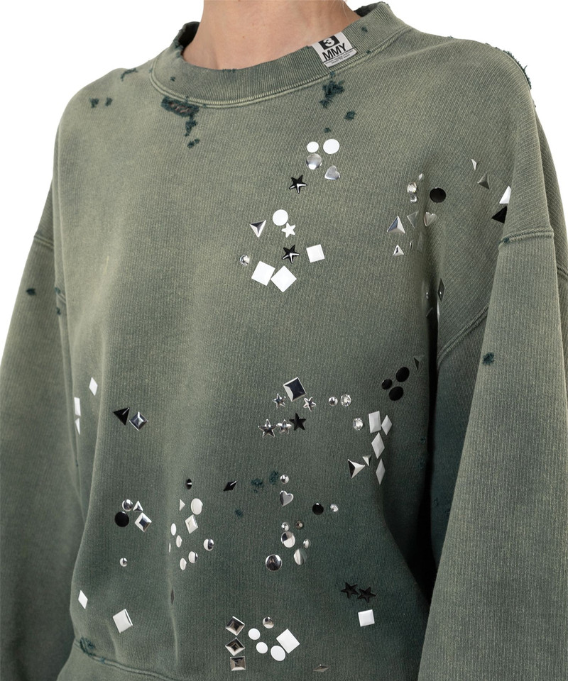 Sun Faded Like Embellished Sweatshirt 14