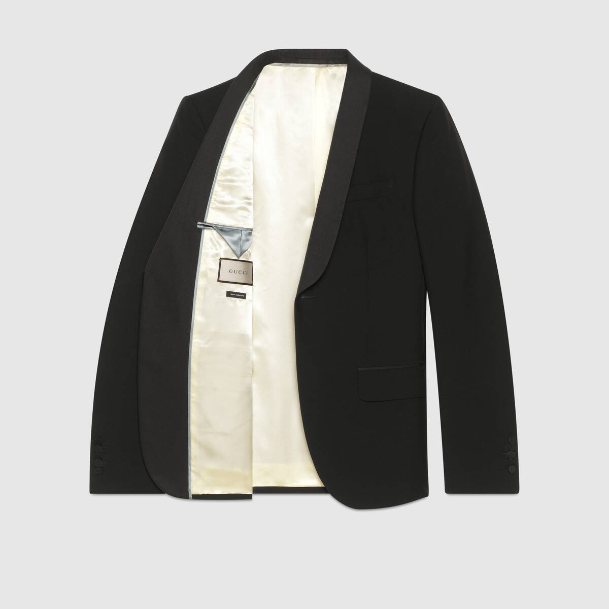 Tapered wool mohair tuxedo - 8