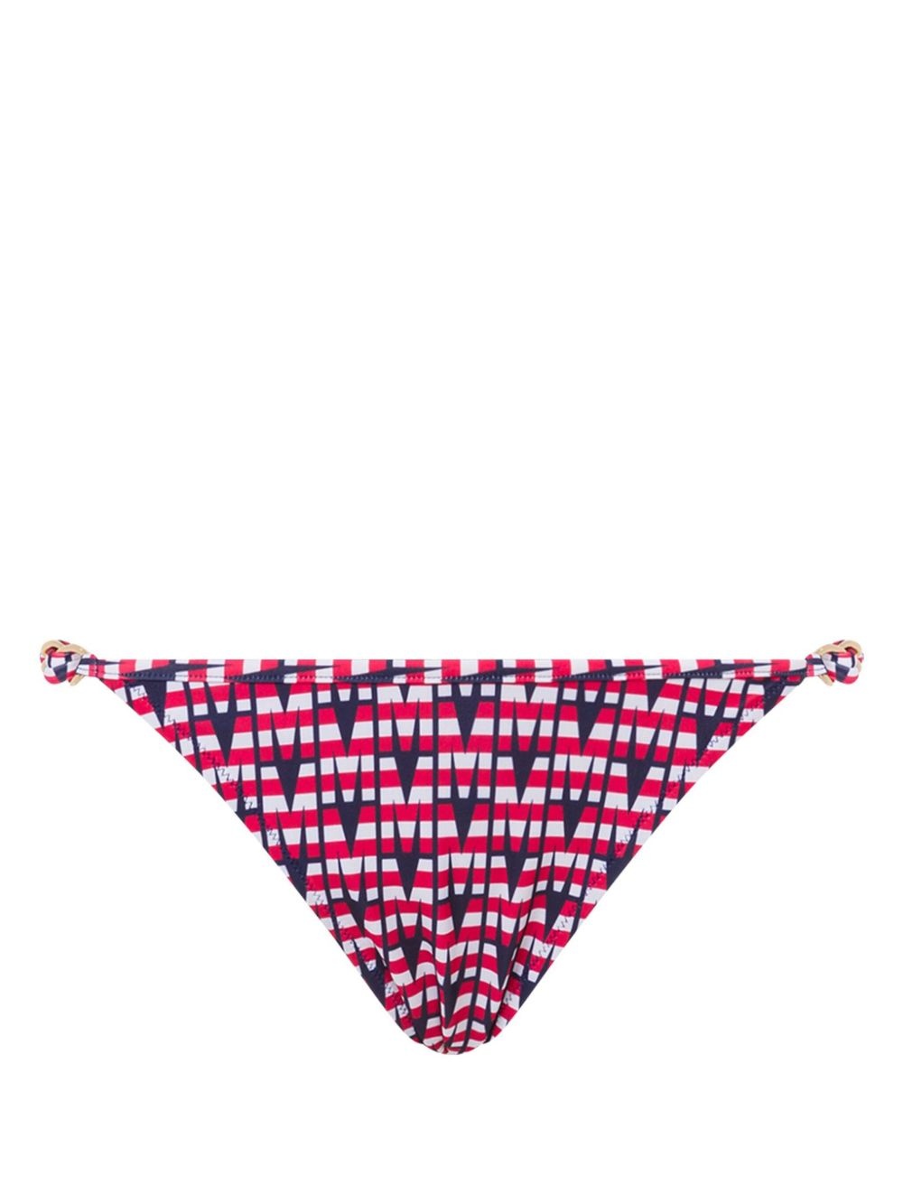 geometric print bikini bottom - 1
