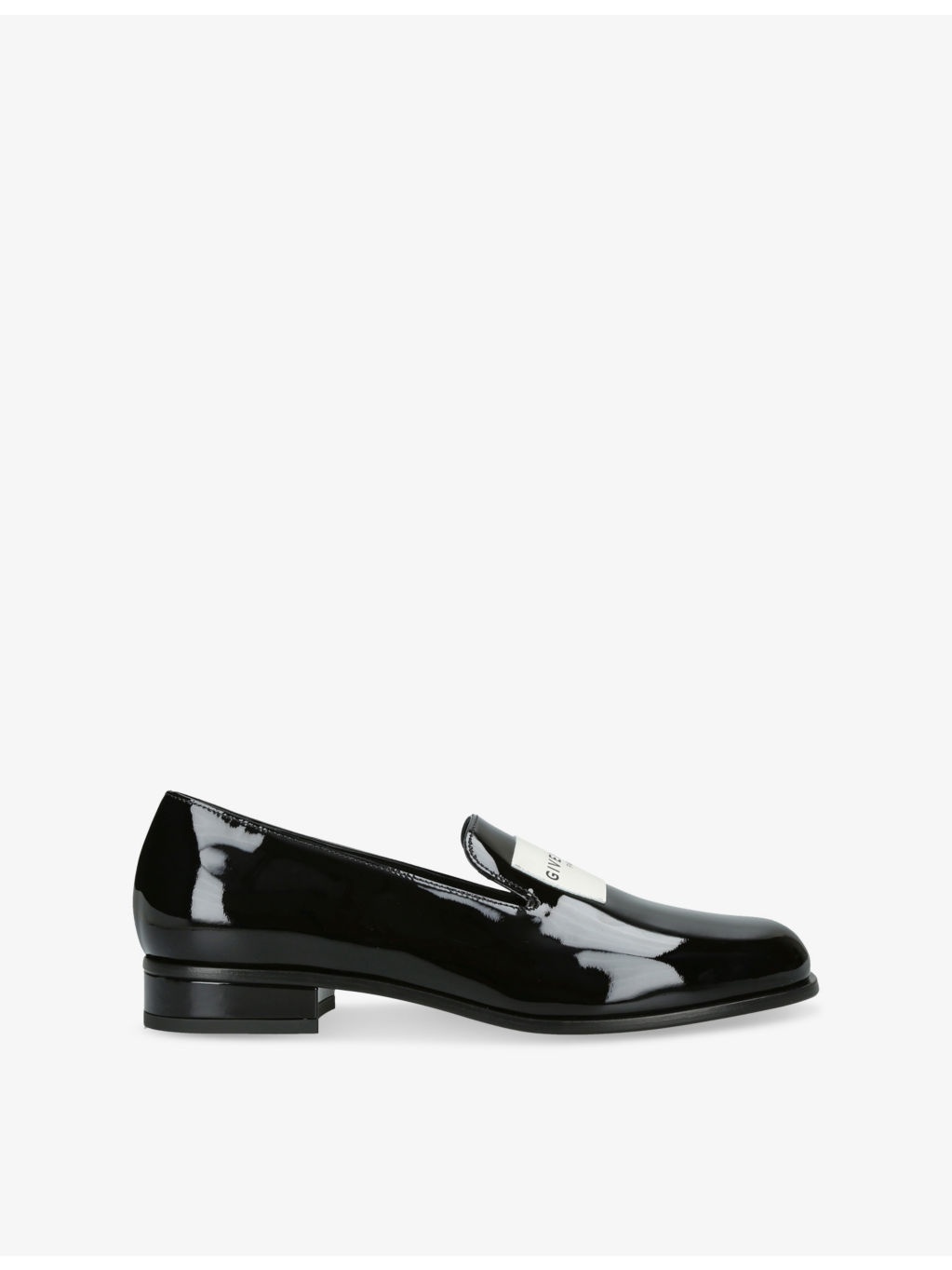 Logo Patent-Leather Loafers - 1