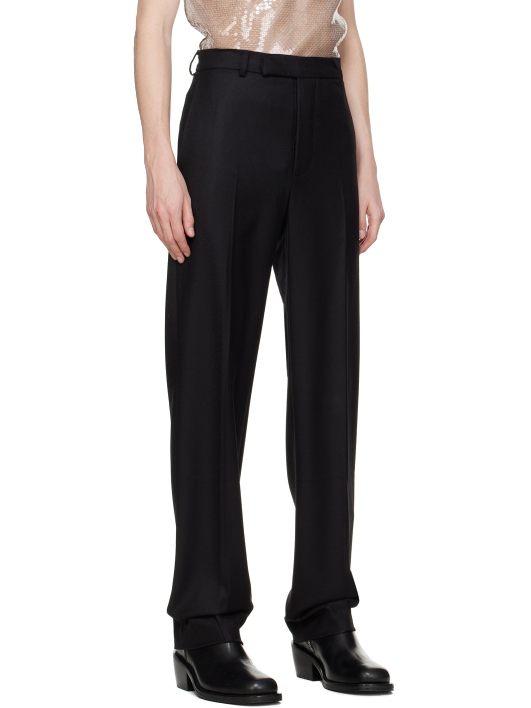 SSENSE Exclusive Black Maverick Trousers - 2