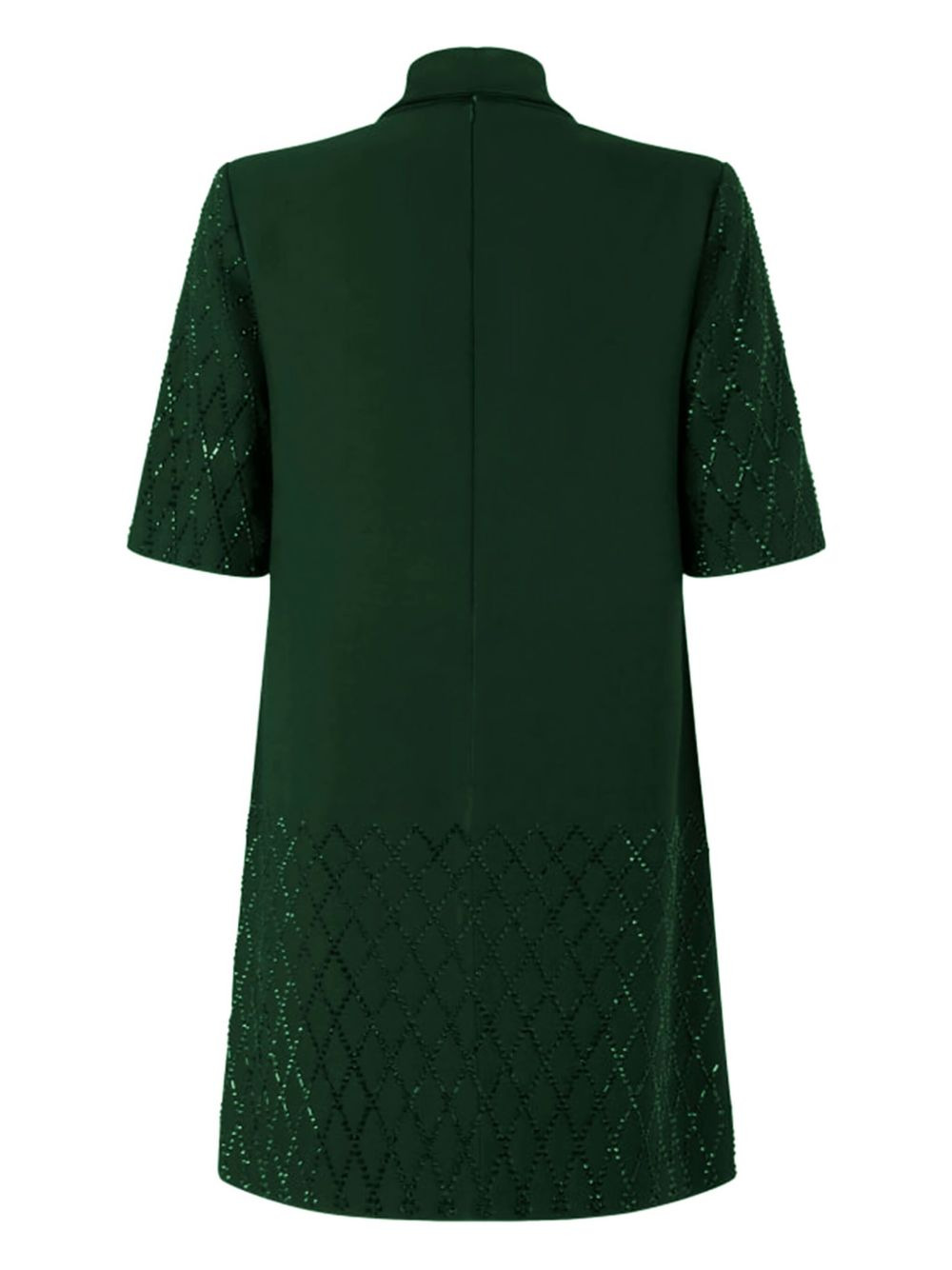 tie-fastening mini dress - 2