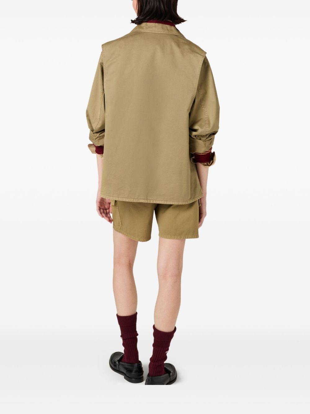 garment-dyed cotton jacket - 3