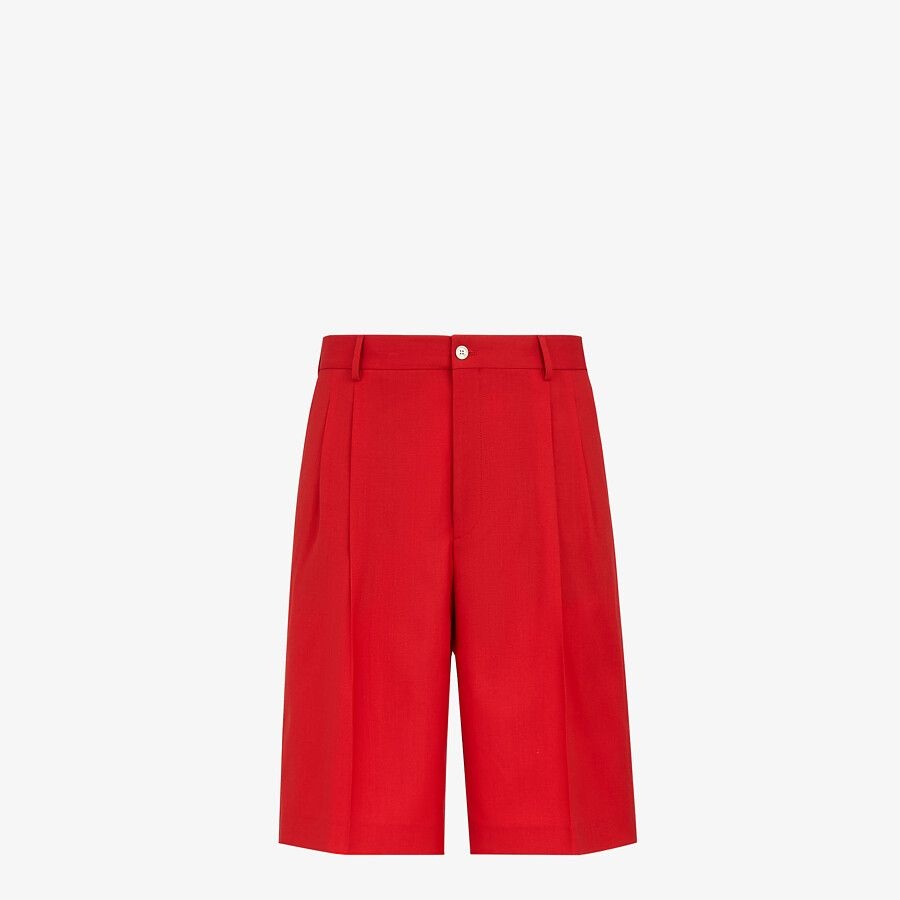 Red wool pants - 1