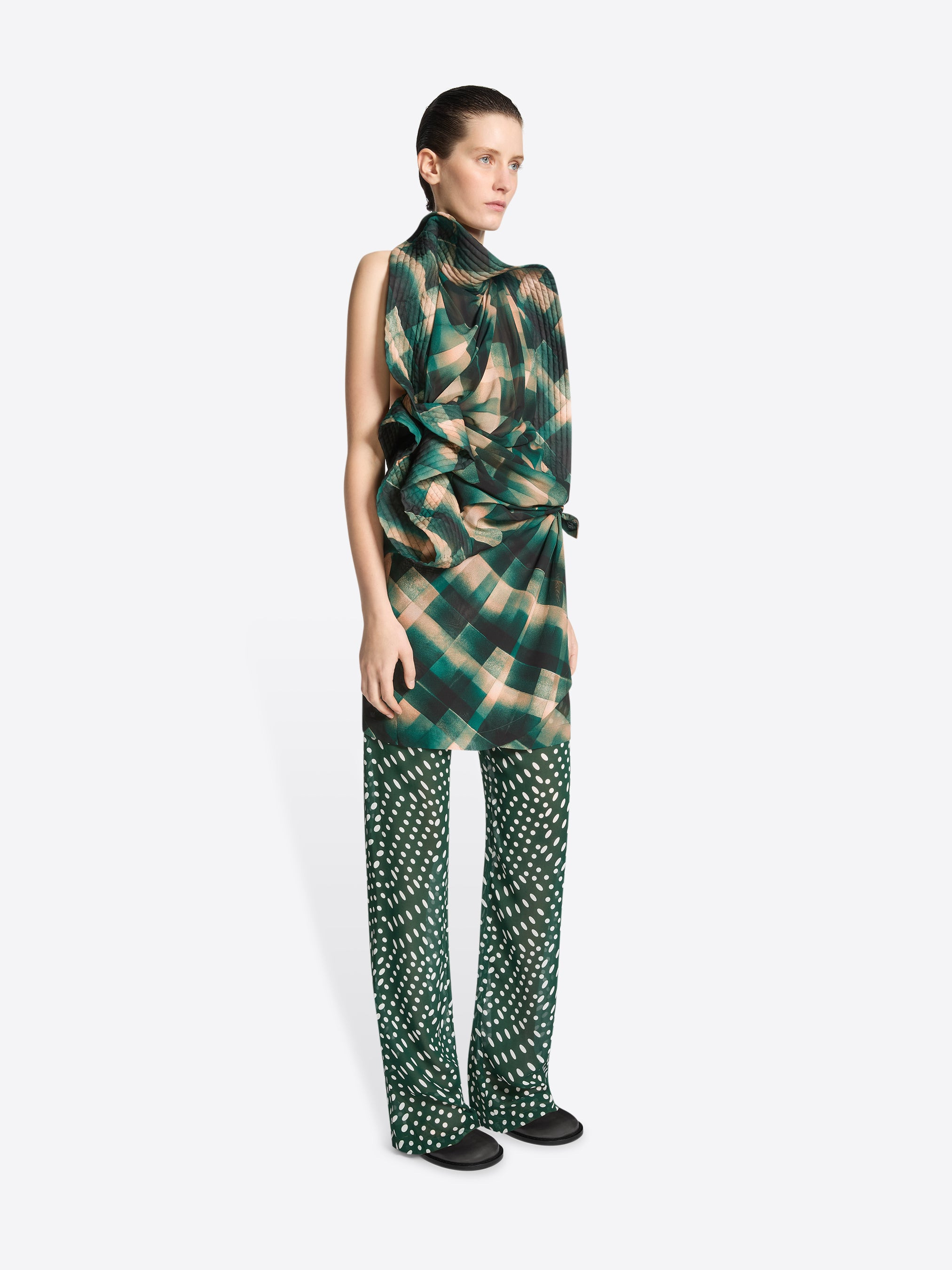 PRINTED SKIRT PANTS - 3