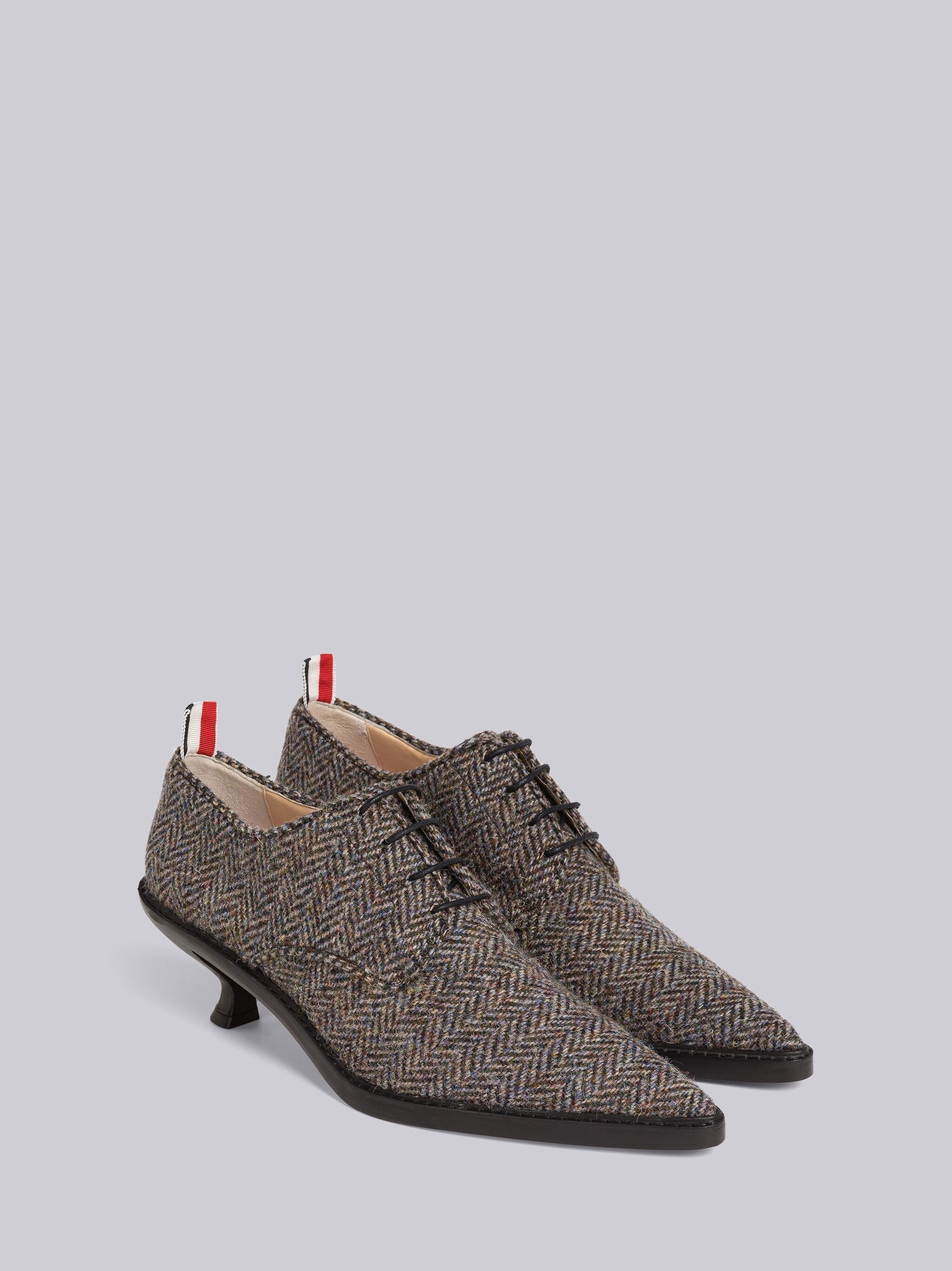 Herringbone Curved Heel Uniform Shoe - 3