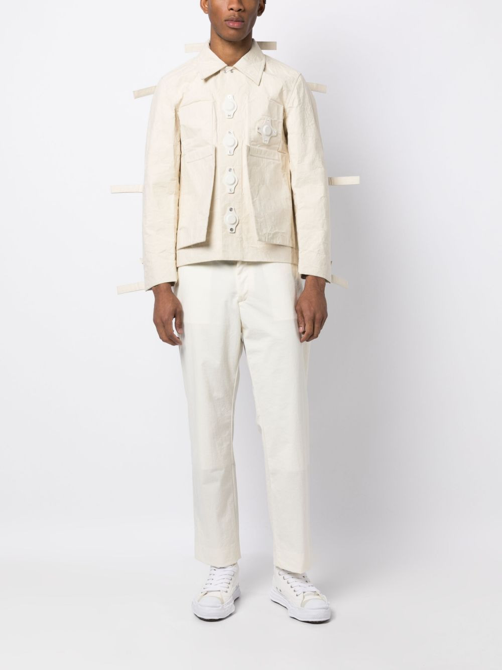 Tab eyelet strings jacket - 2