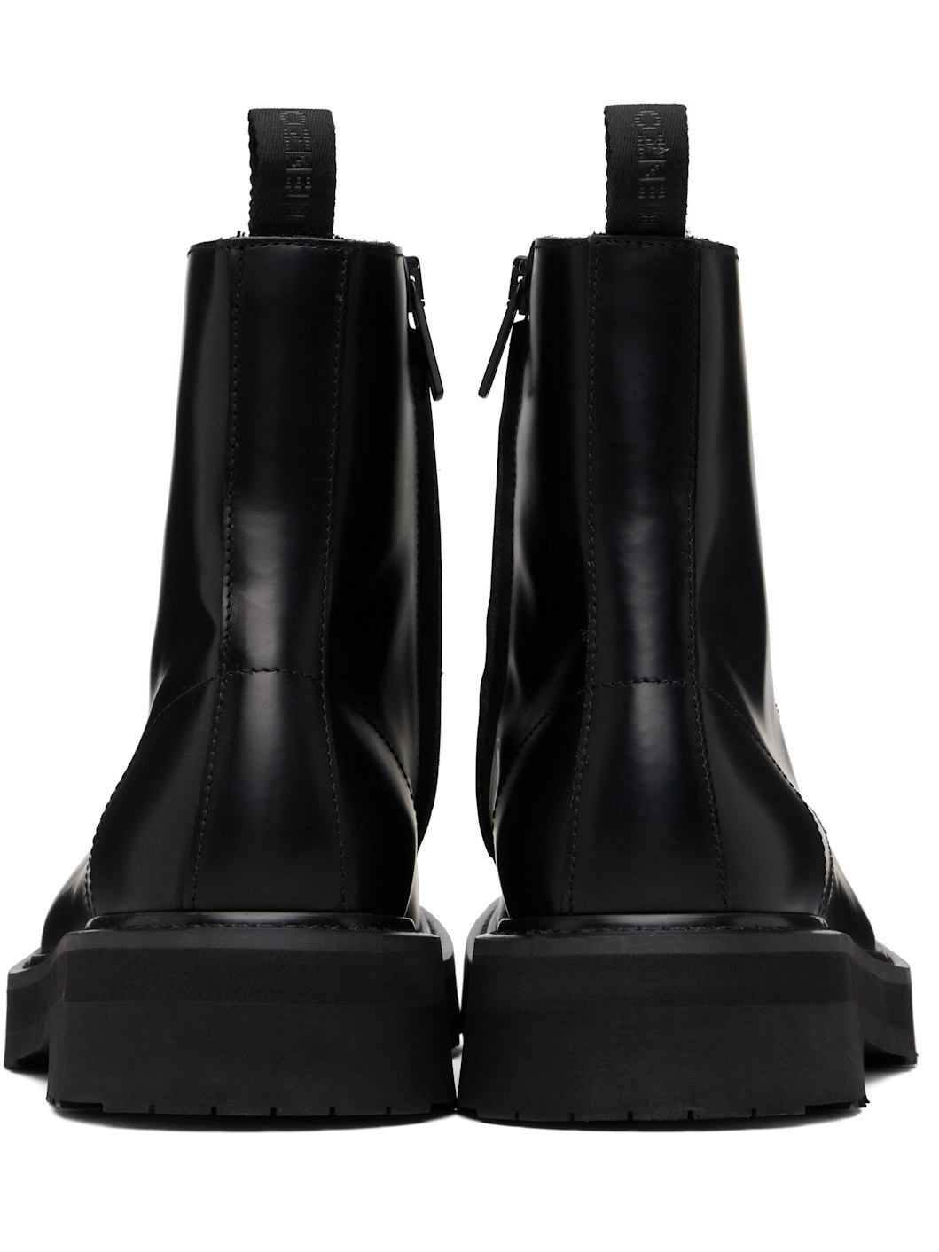 Black Kenzo Paris KENZOSMILE Lace Up Boots - 2