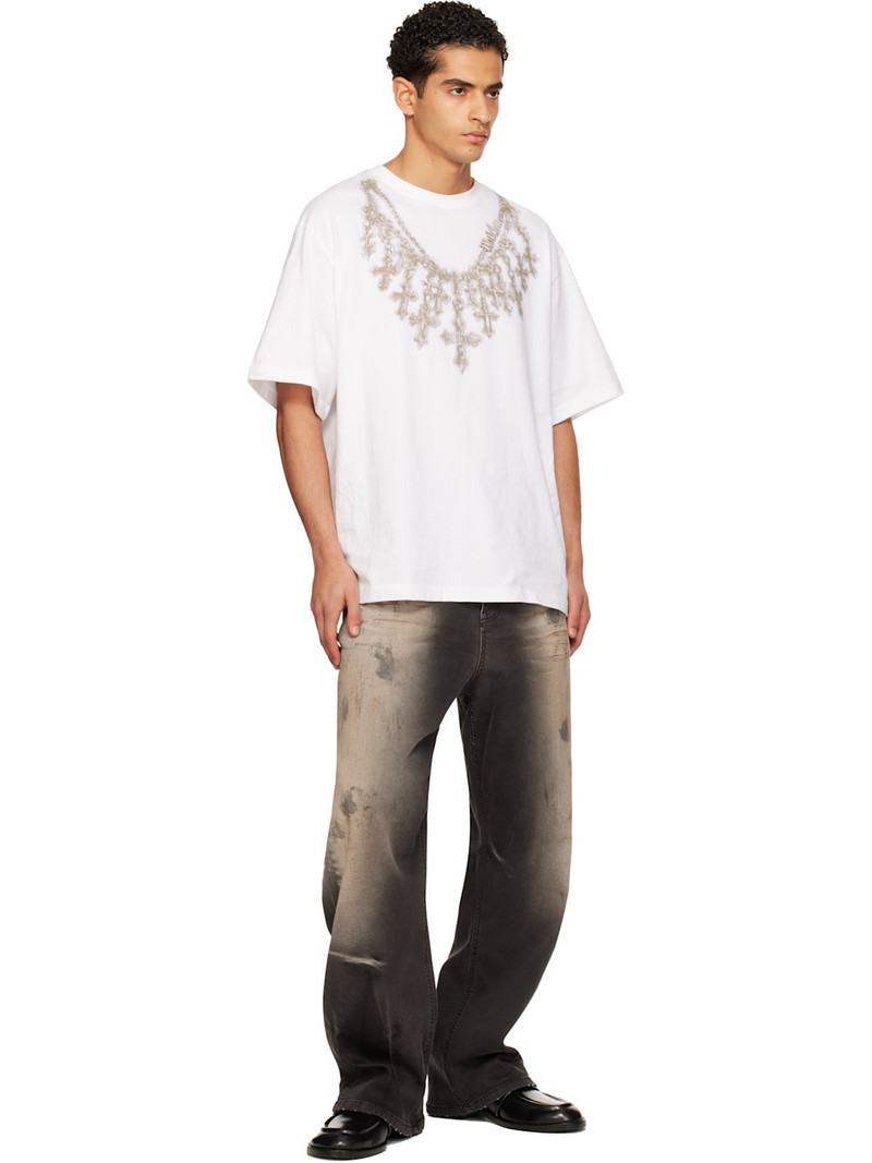 We11done Gray Loose-Fit Dirty Jeans outlook