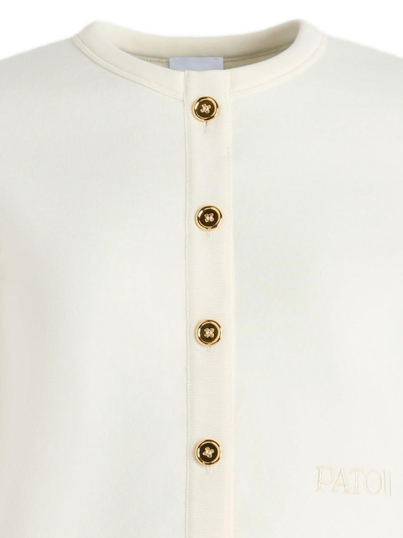 PATOU cotton cardigan outlook