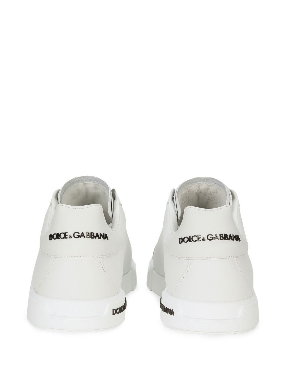 logo-print low-top sneakers - 3