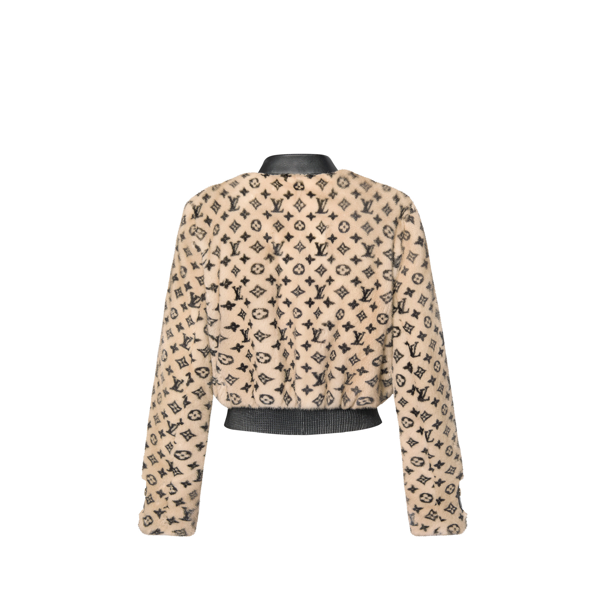 Monogram Mink Bomber Jacket - 3