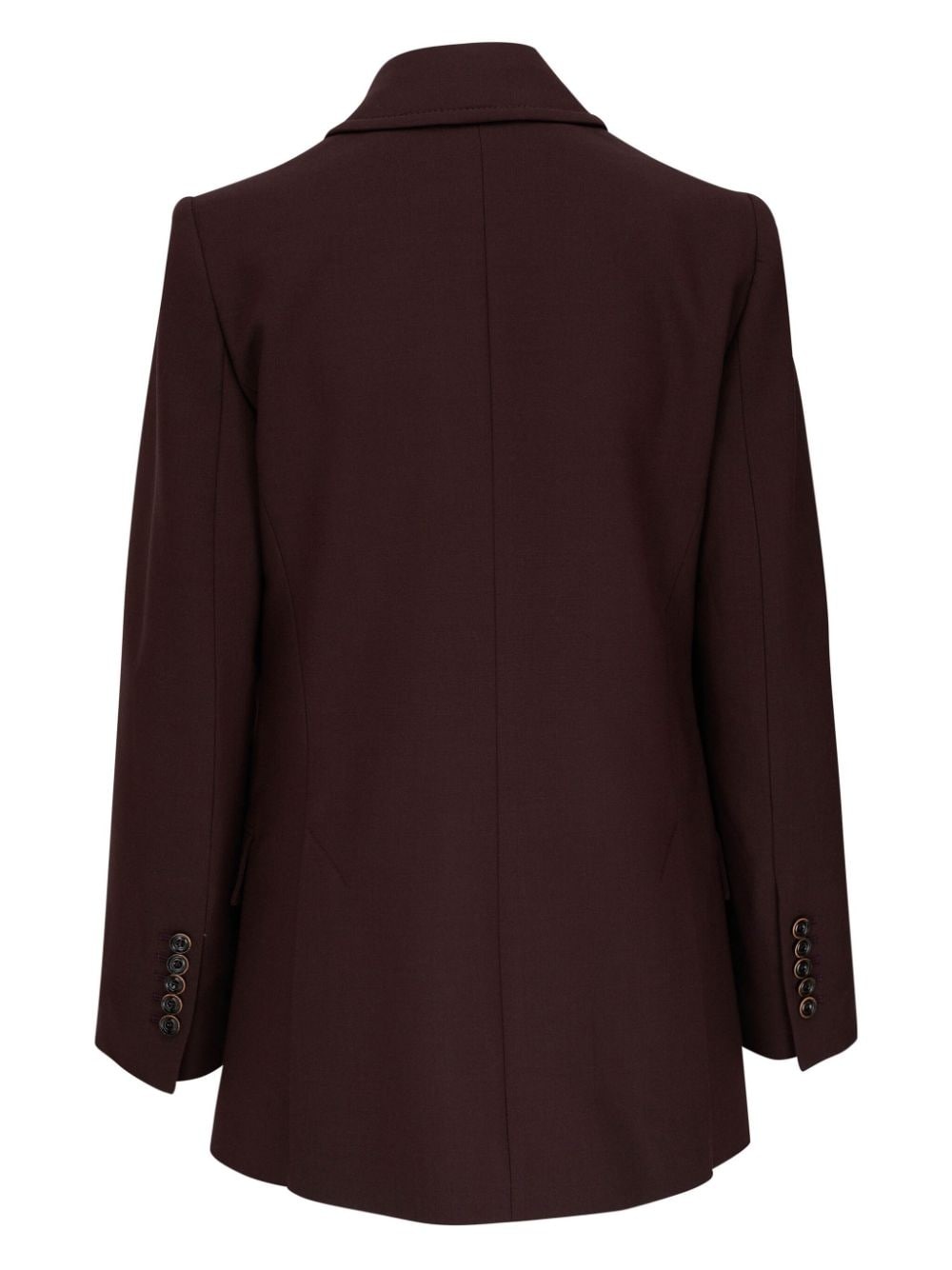 notched-lapels double-breasted blazer - 2