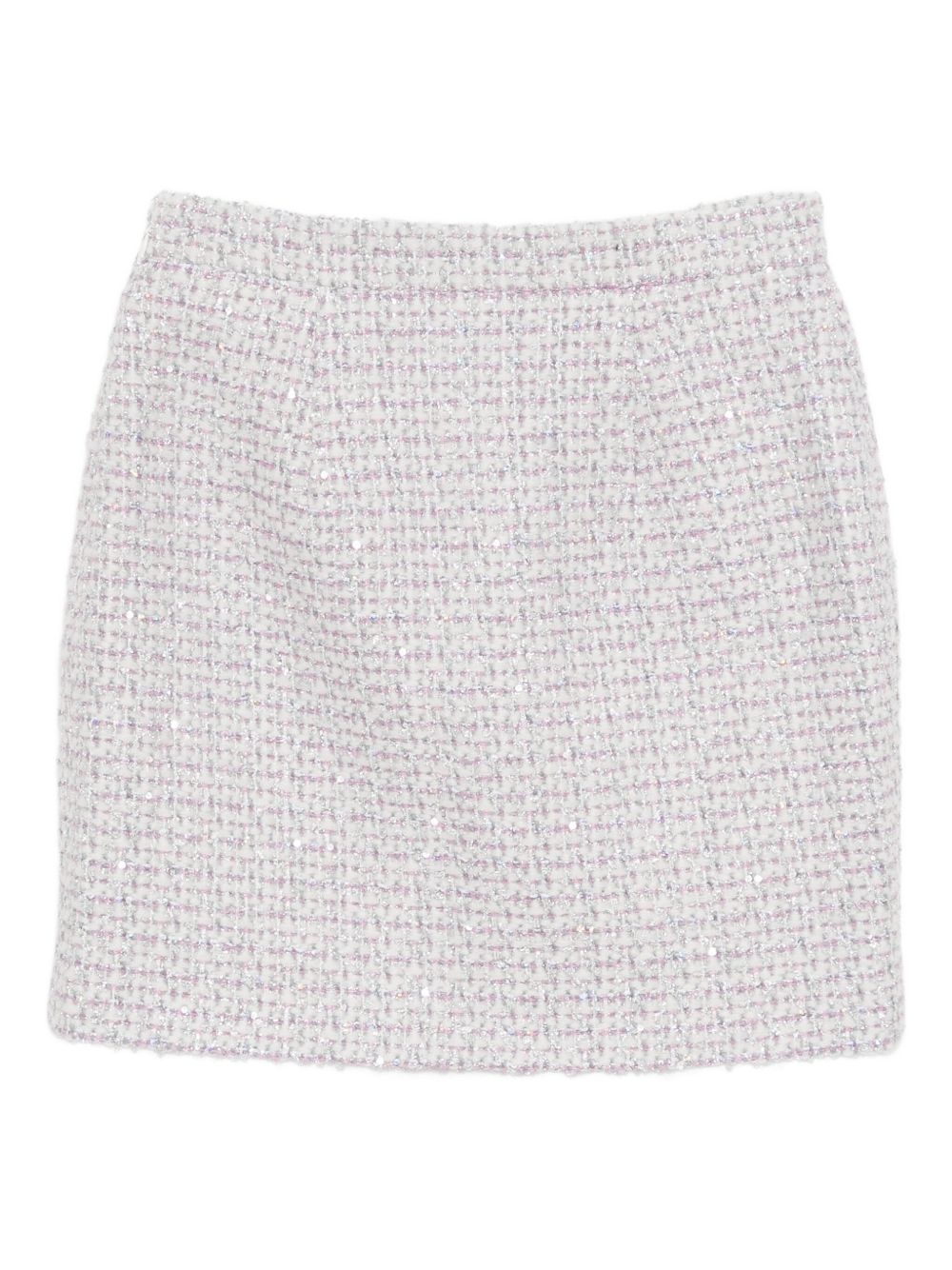 sequin-embellished tweed skirt - 2