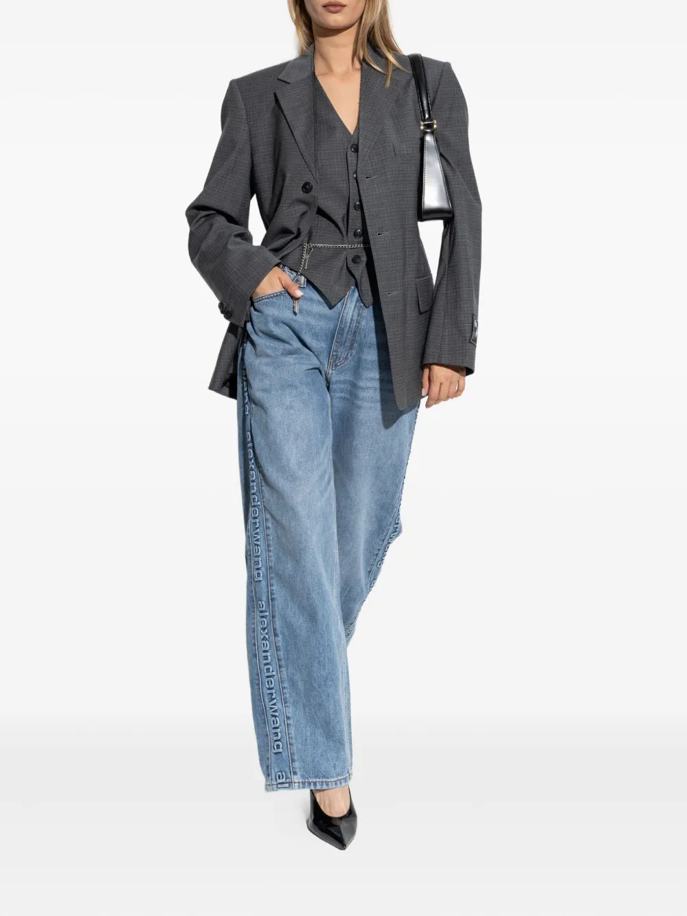 ALEXANDER WANG - Women Chain Tailored Vest - 3
