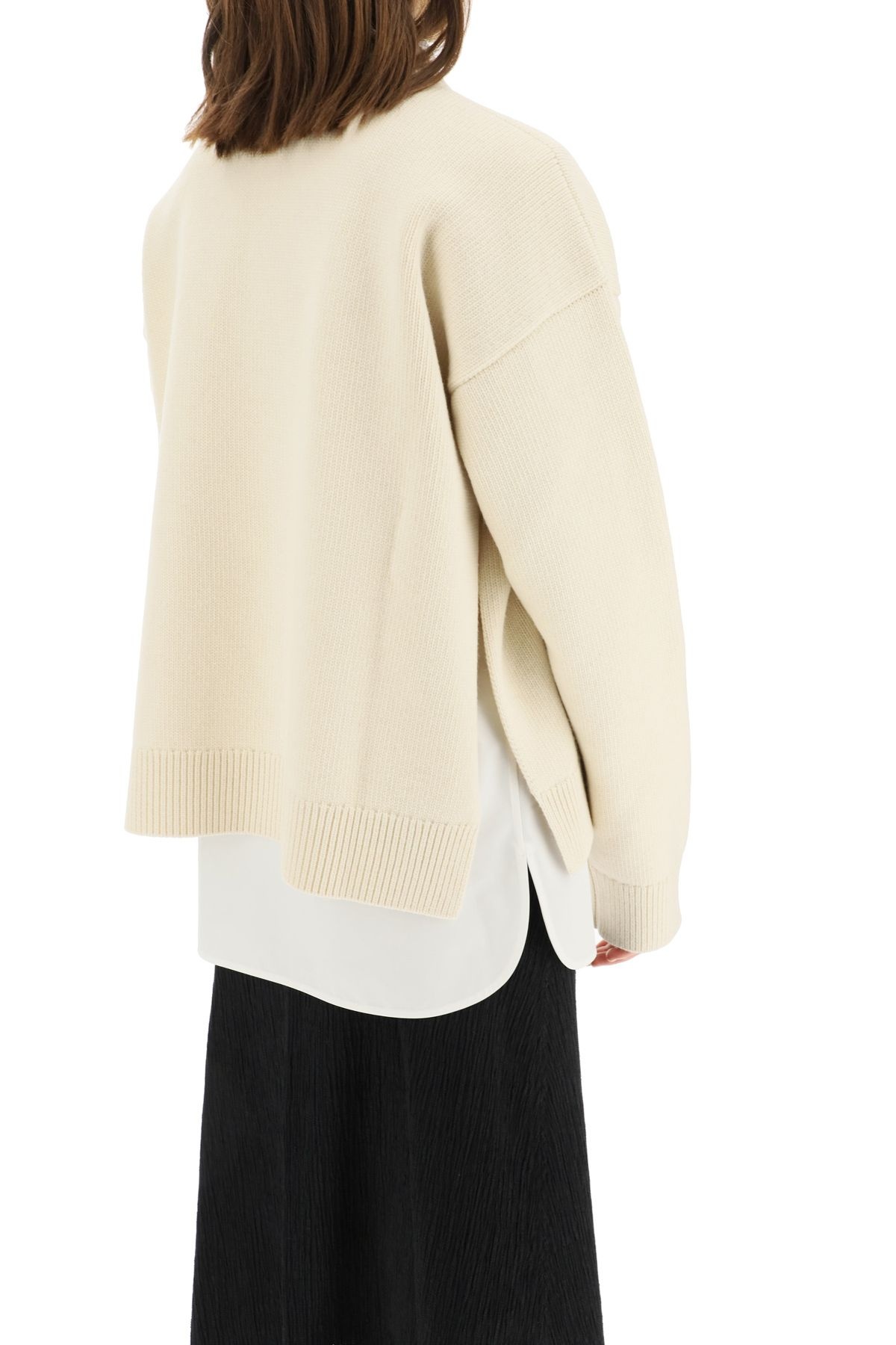 WOOL AND CASHMERE BLEND SWEATER - 5