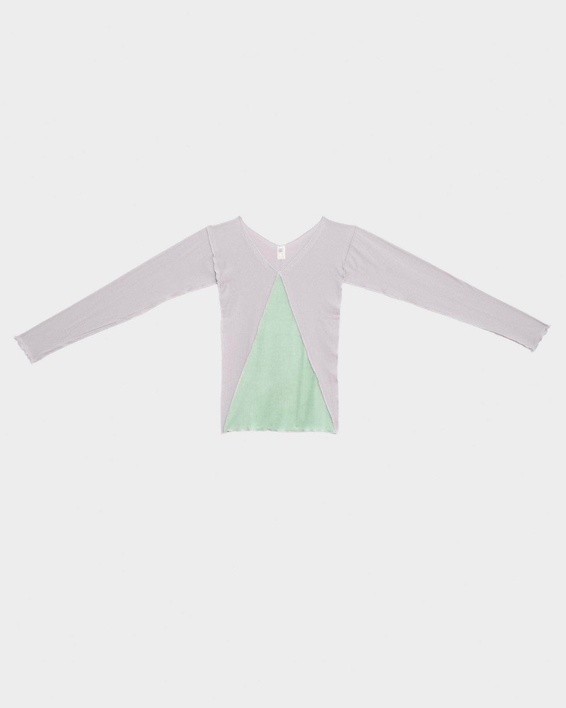 Phy Long Sleeve Tee - Fine Organic Cotton Rib 7