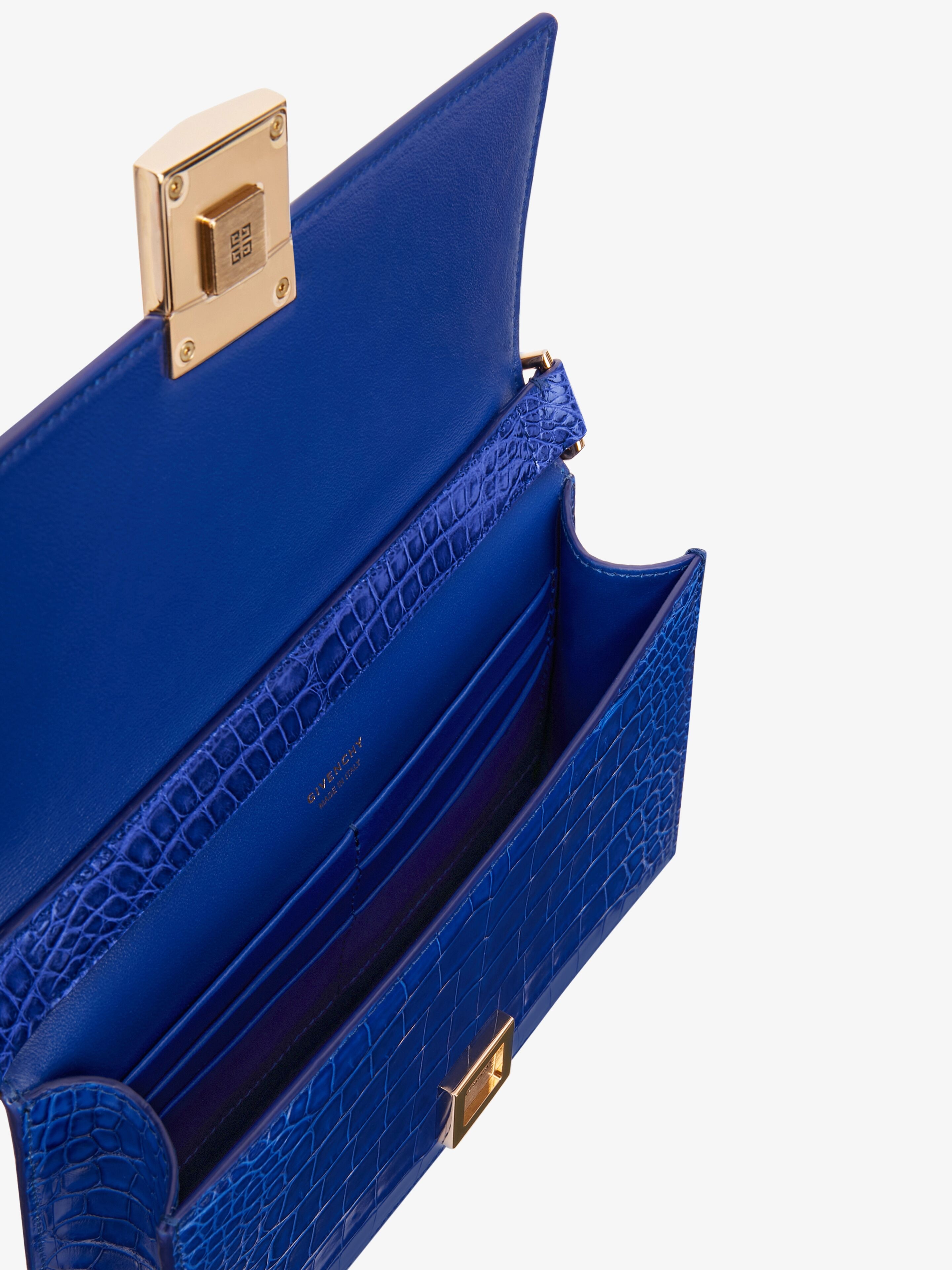 SMALL 4G BAG IN CROCODILE WITH CHAIN - 6