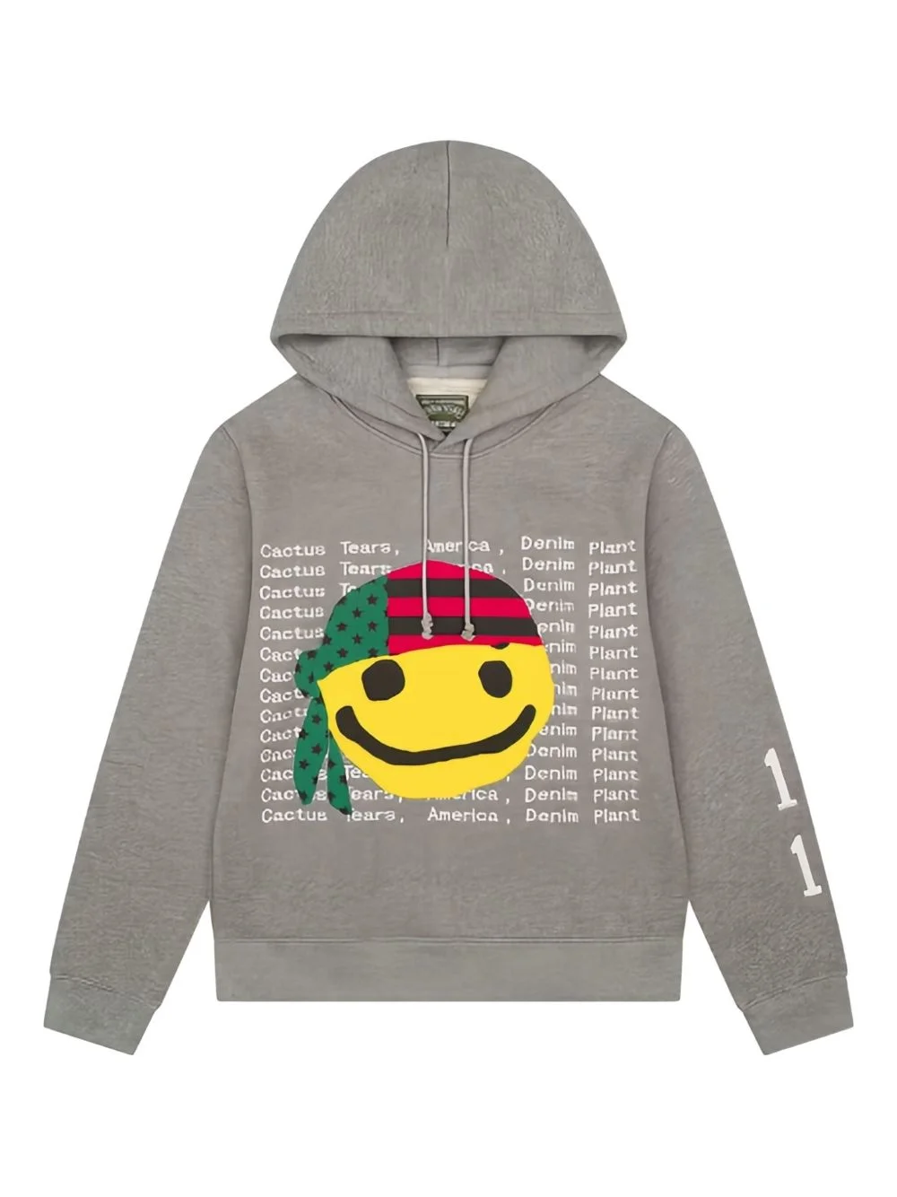 cotton graphic hoodie - 1