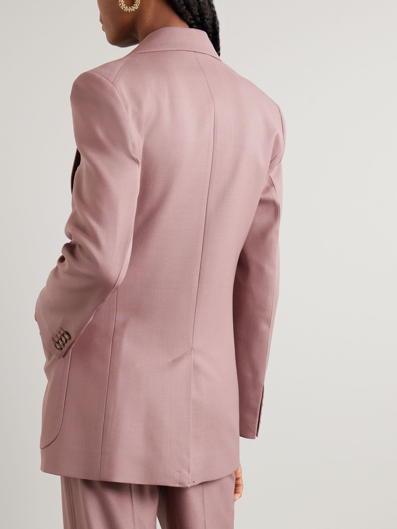 Twill blazer Lilac - 4
