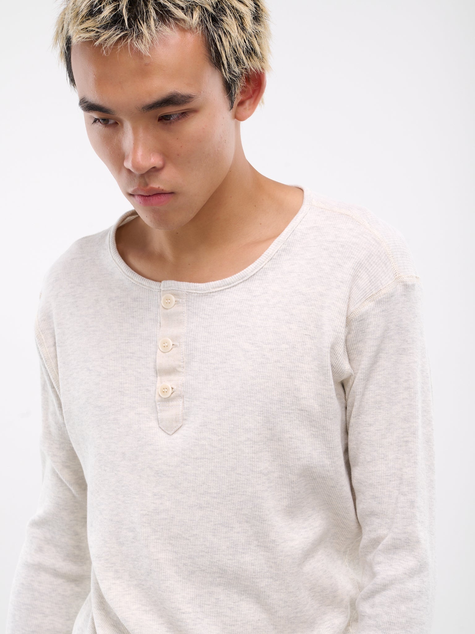 Long Sleeve Henley - 4