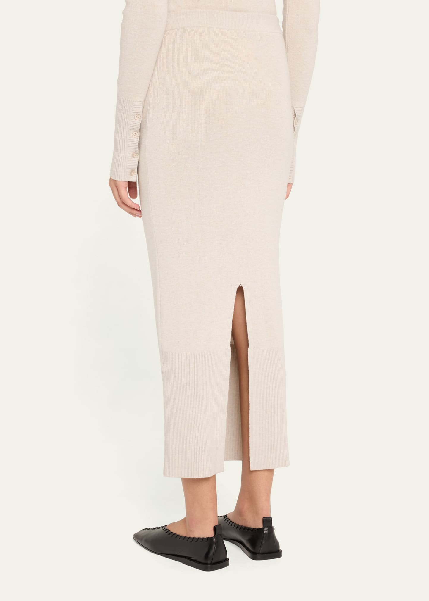 Gia Ribbed Midi Skirt - 3