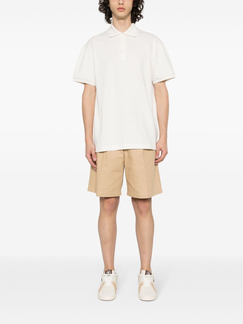 embroidered-logo polo shirt - 2