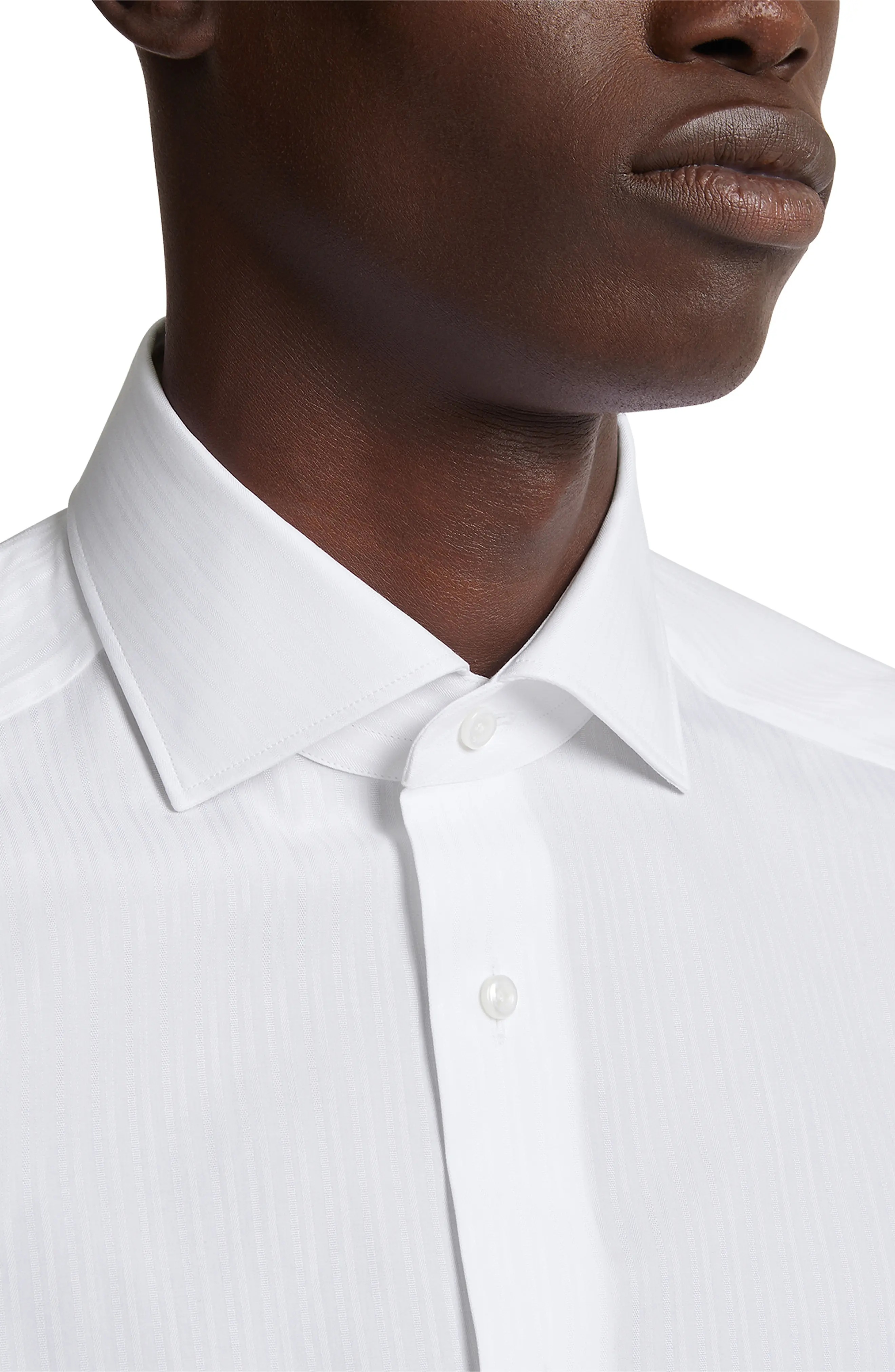 Centoventimila Couture Tonal Microstripe Button-Up Shirt - 3