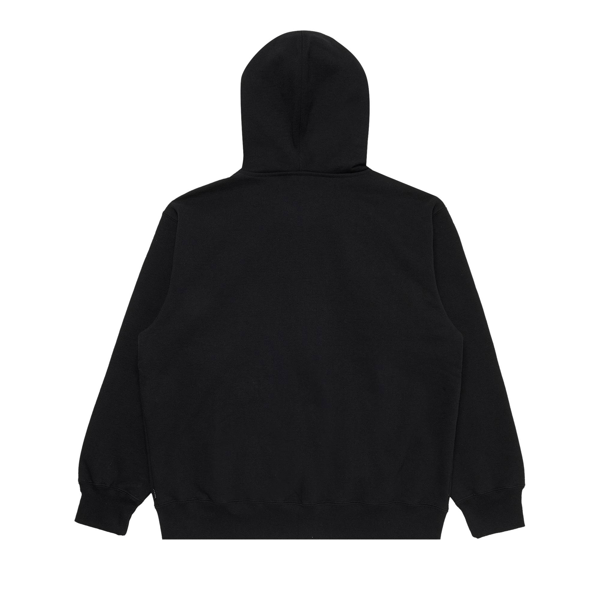 Supreme Small Box Facemask Zip Up Hooded Sweatshirt 'Black' - 2