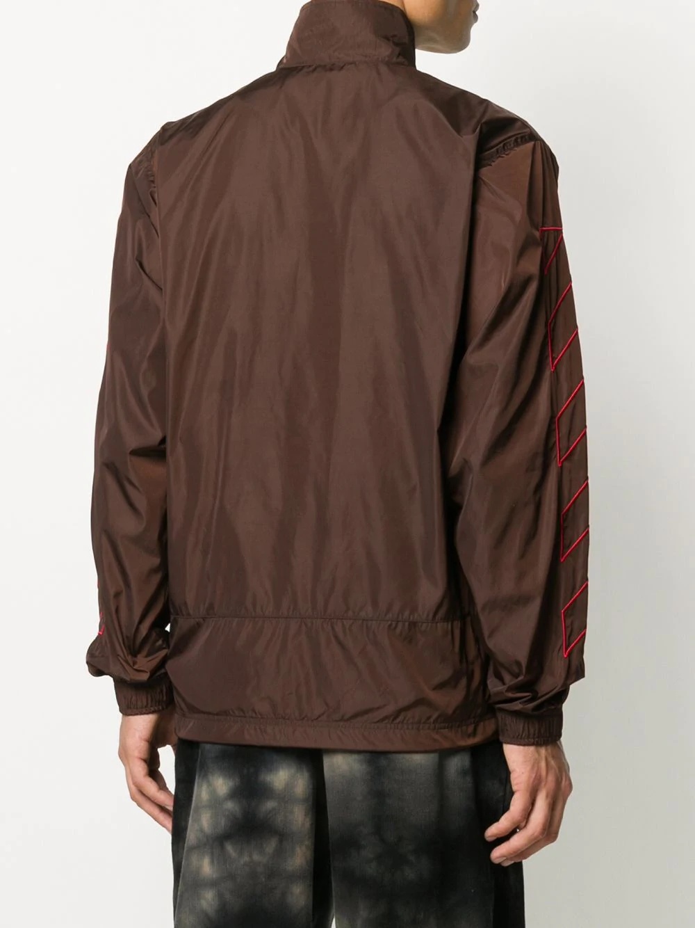 zip-up funnel neck jacket - 4