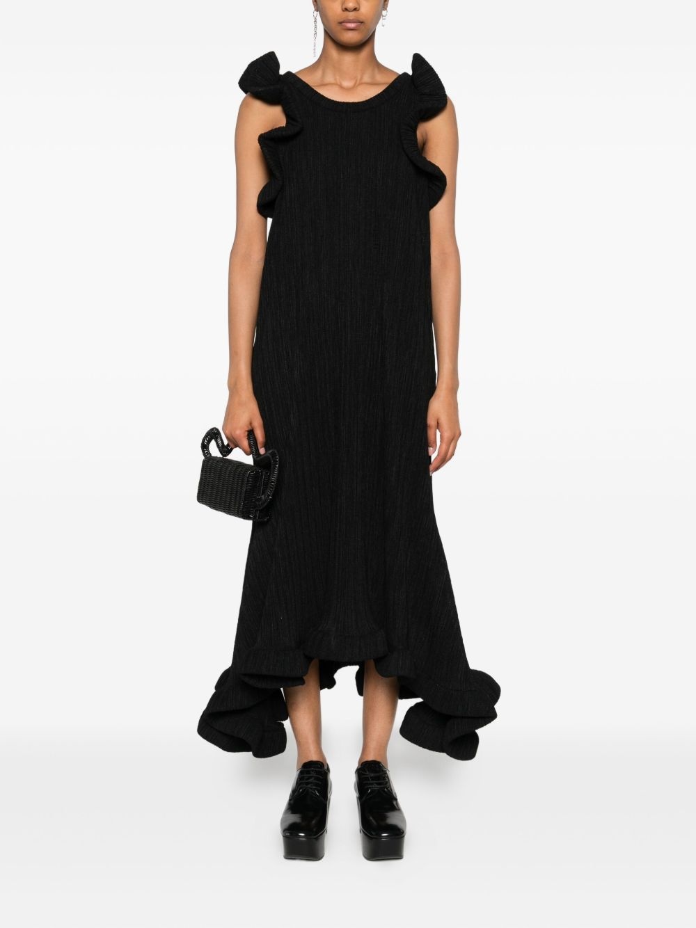 Foam Ruffle midi dress - 2