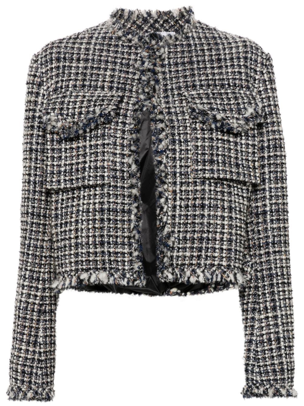 Tweed wool short jacket - 1