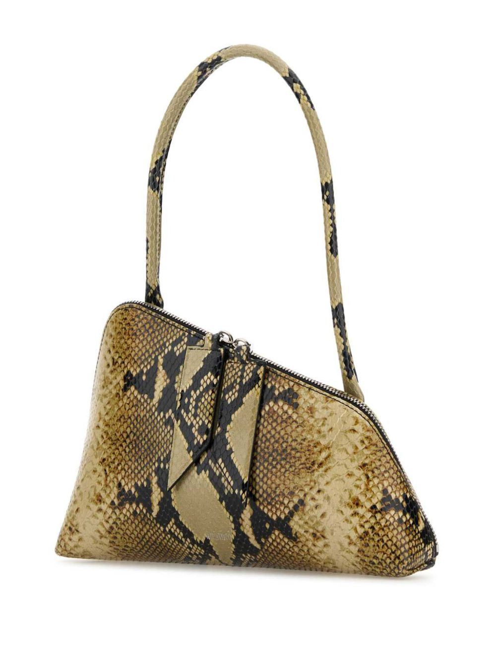 snakeskin leather shoulder bag - 2