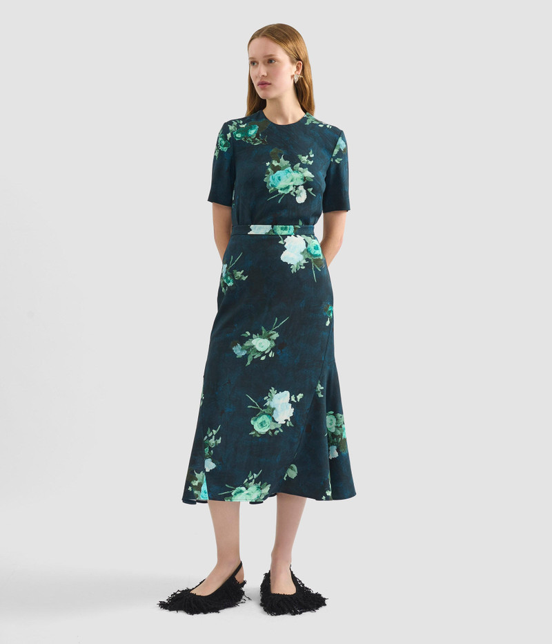 FLUTED MIDI SKIRT 1
