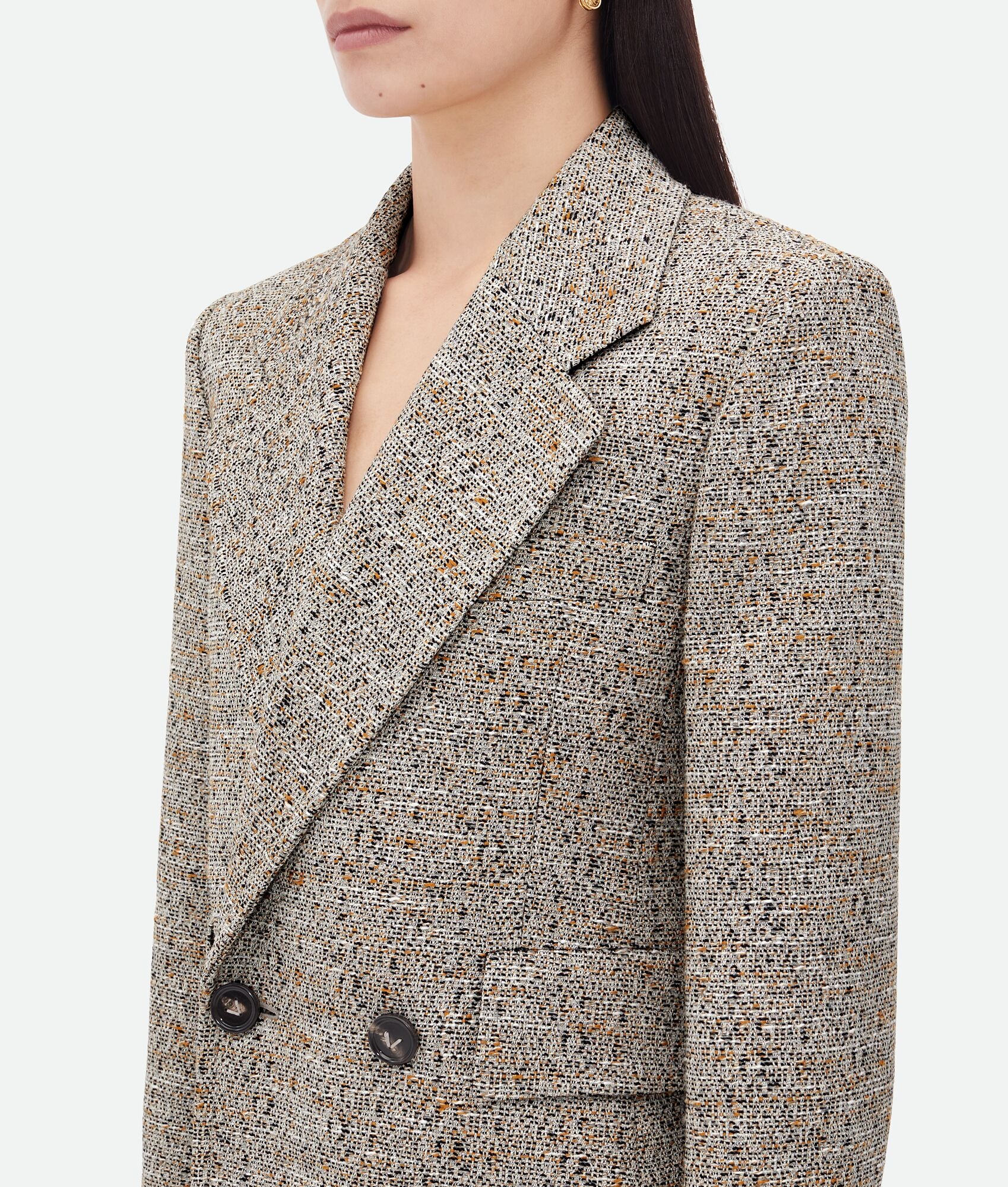 Textured Silk Blend Coat - 4
