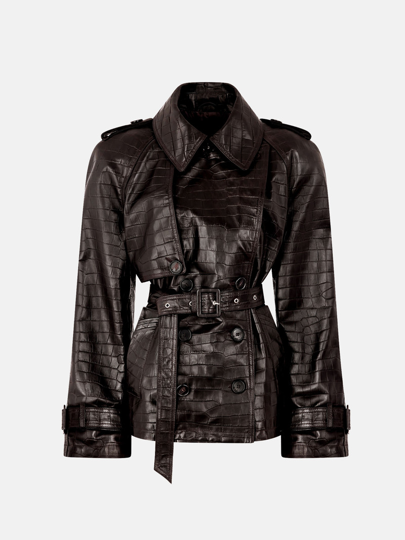 DARK BROWN BOMBER 1