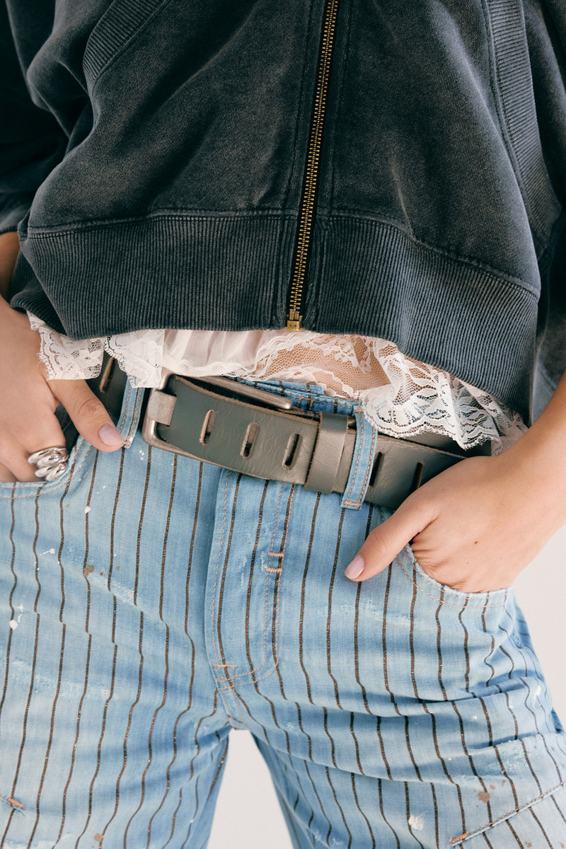 We The Free Don't Wait Up Pinstripe Boyfriend Jeans 1