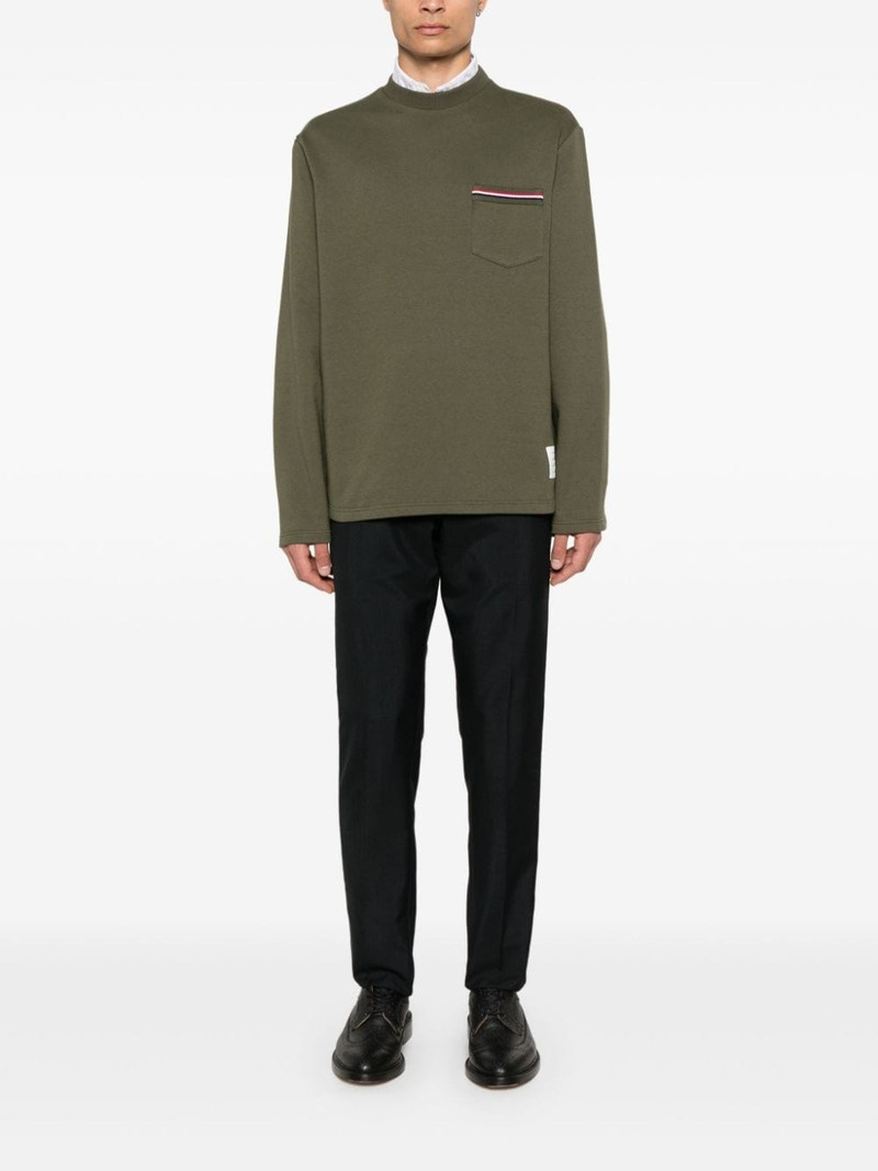 Thom Browne crew-neck sweatshirt outlook