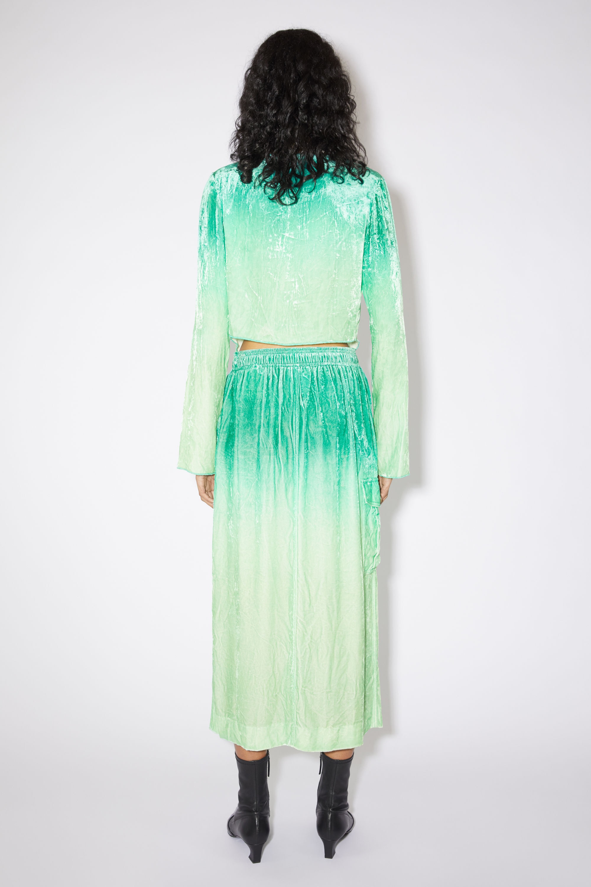 Midi skirt - Jade green - 4