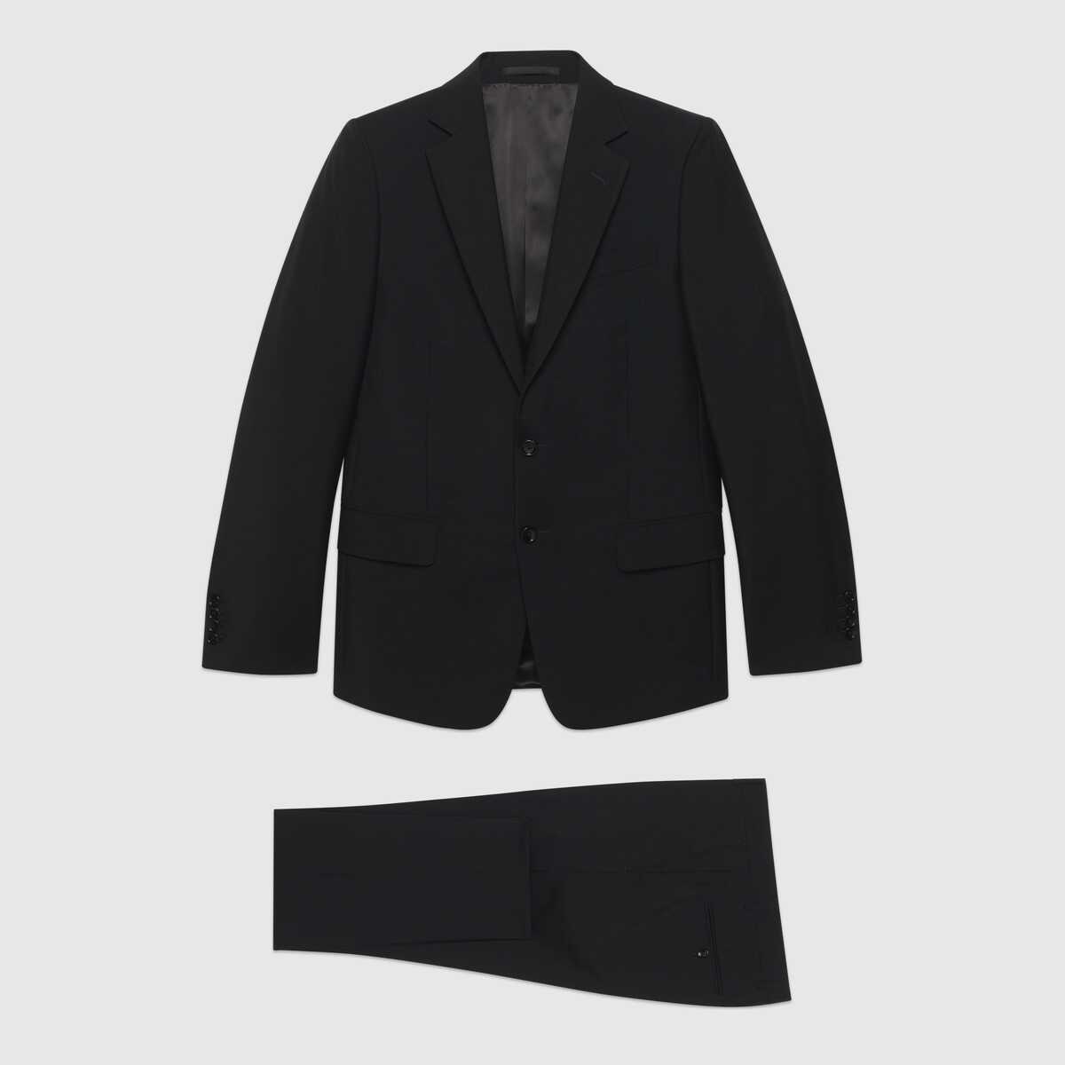 Slim fit wool mohair suit - 1