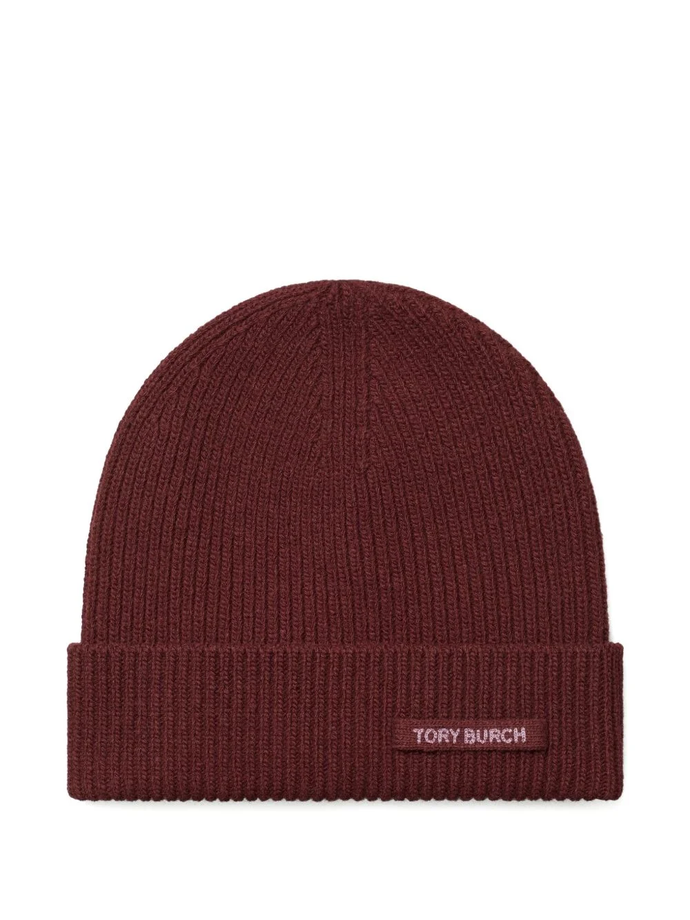 ribbed knit hat - 1