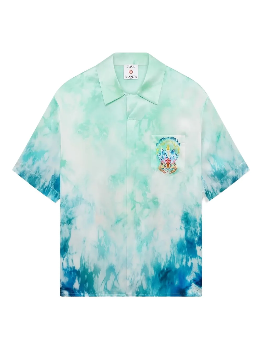 tie-dye pocket shirt - 1